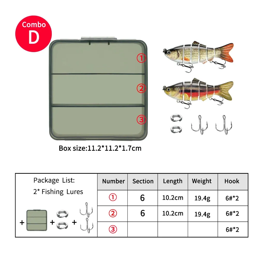 14.2cm 27g glide bait lure Sinking Swimbait Crankbaits Fishing Lure Set Wobblers