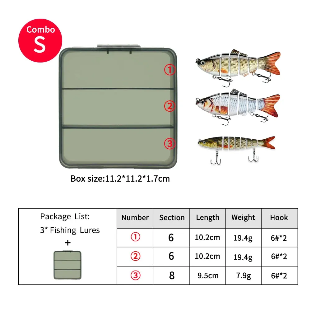 14.2cm 27g glide bait lure Sinking Swimbait Crankbaits Fishing Lure Set Wobblers