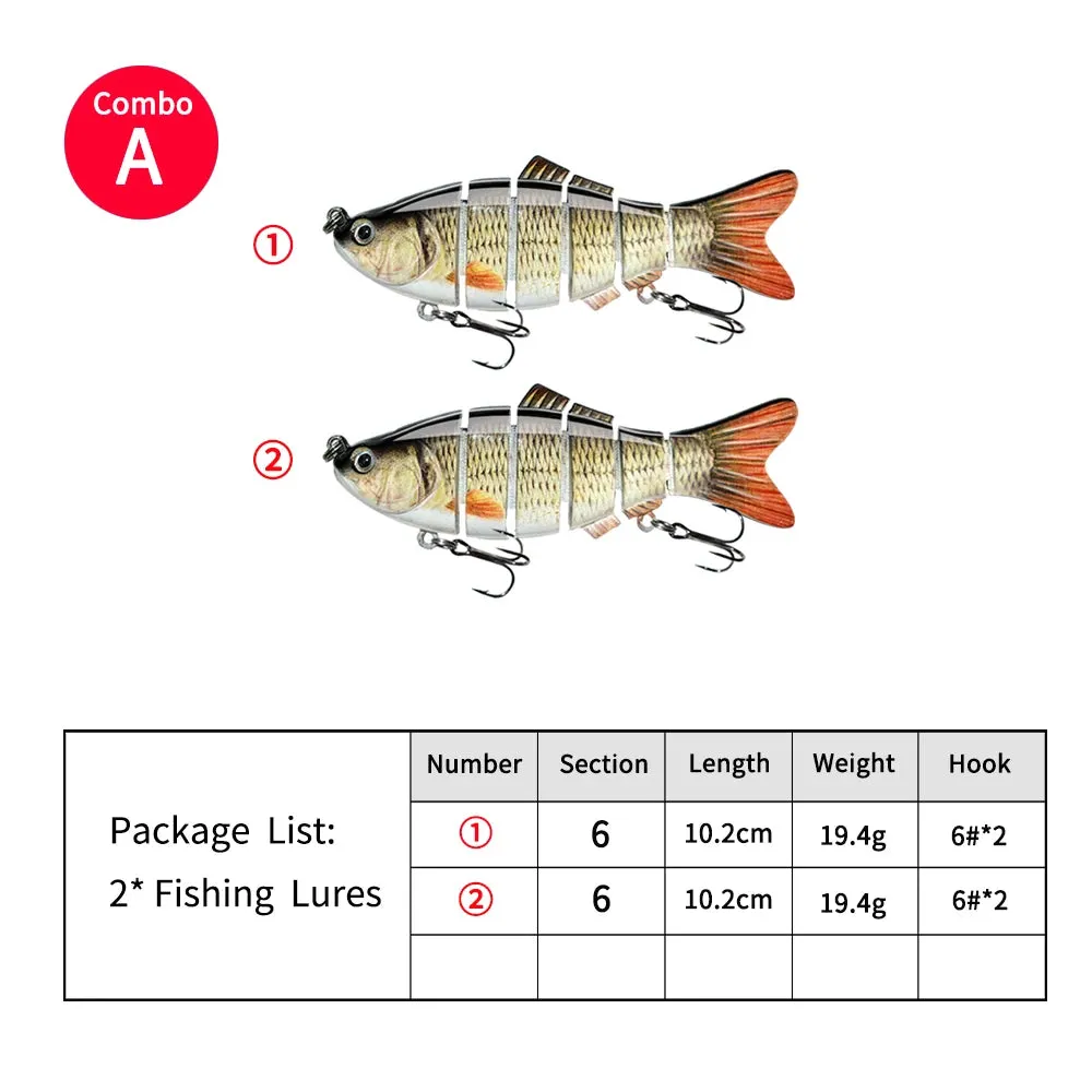 14.2cm 27g glide bait lure Sinking Swimbait Crankbaits Fishing Lure Set Wobblers