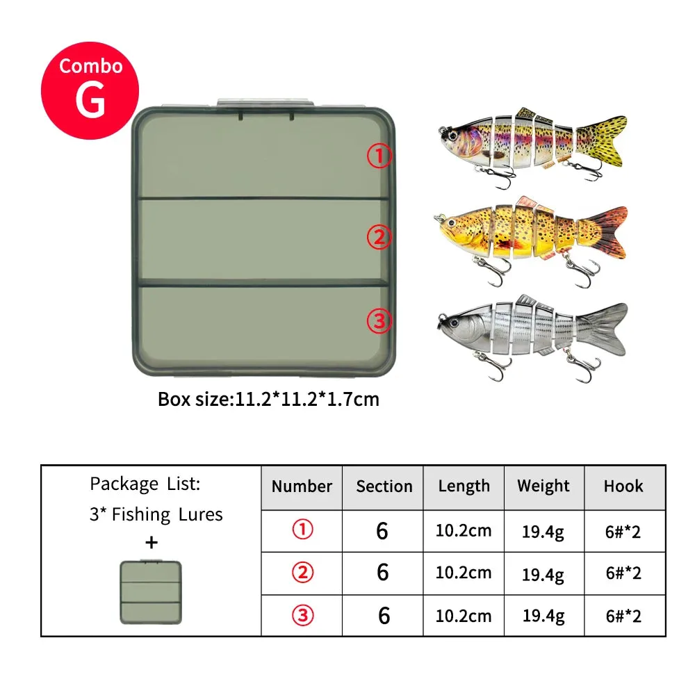 14.2cm 27g glide bait lure Sinking Swimbait Crankbaits Fishing Lure Set Wobblers