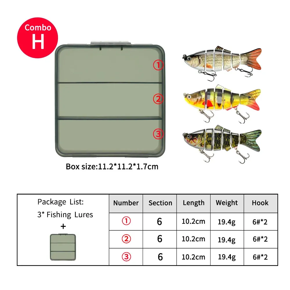 14.2cm 27g glide bait lure Sinking Swimbait Crankbaits Fishing Lure Set Wobblers