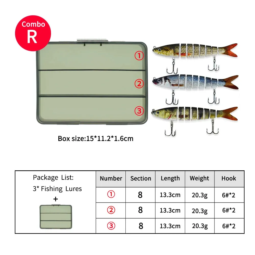 14.2cm 27g glide bait lure Sinking Swimbait Crankbaits Fishing Lure Set Wobblers