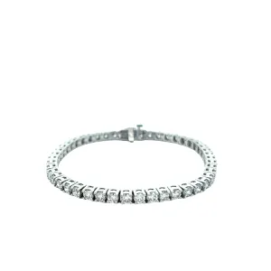 14KT White Gold Diamond Tennis Bracelet