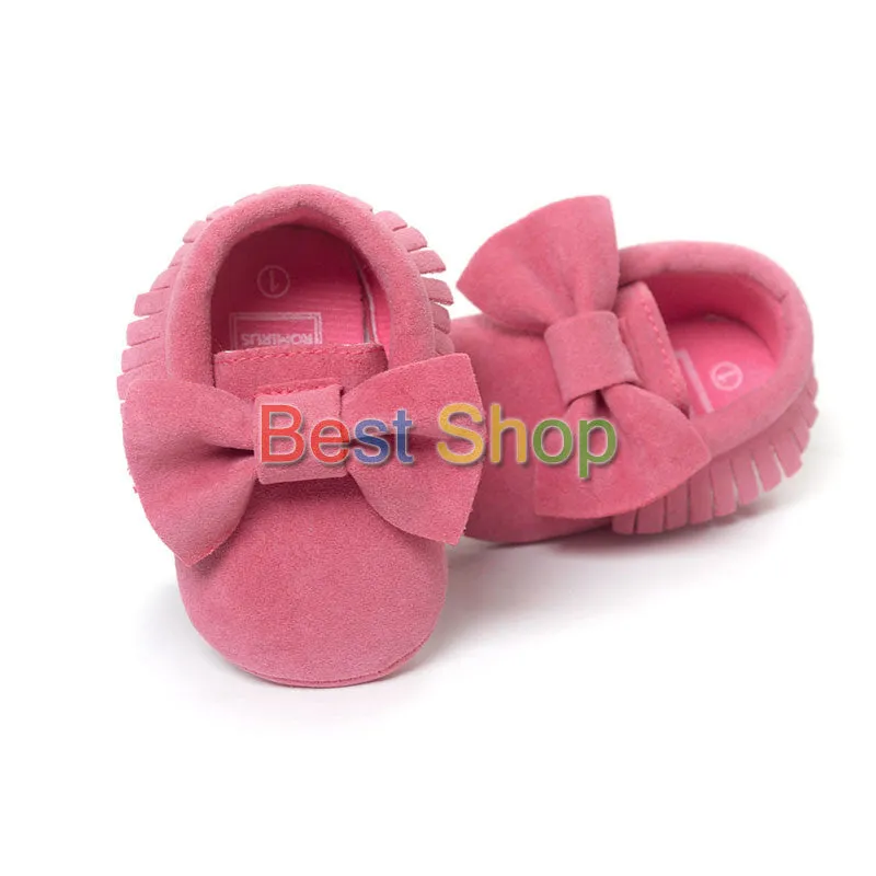 16 Colors Spring Baby Shoes PU Leather born Boys Girls Shoes First Walkers Baby Moccasins 0-18 Months
