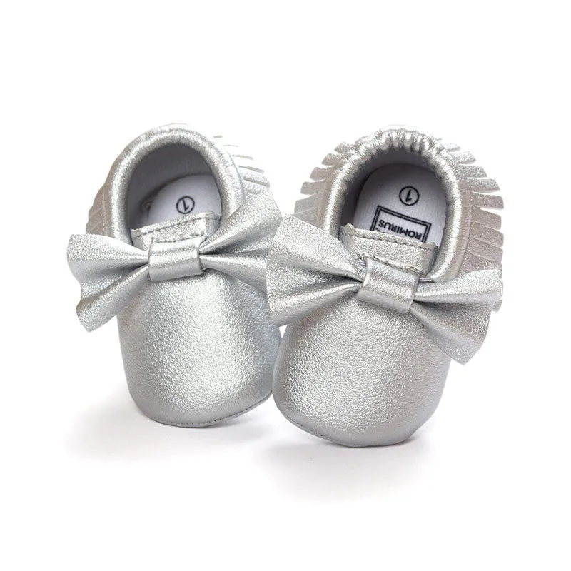 16 Colors Spring Baby Shoes PU Leather born Boys Girls Shoes First Walkers Baby Moccasins 0-18 Months
