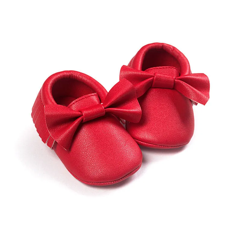 16 Colors Spring Baby Shoes PU Leather born Boys Girls Shoes First Walkers Baby Moccasins 0-18 Months