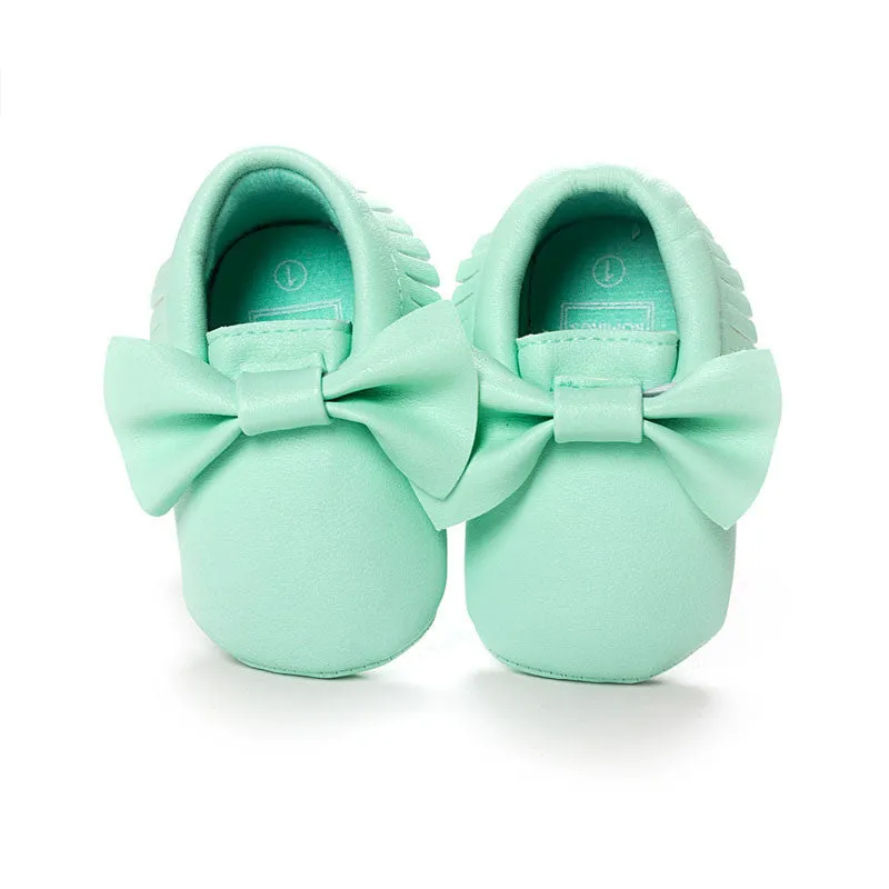 16 Colors Spring Baby Shoes PU Leather born Boys Girls Shoes First Walkers Baby Moccasins 0-18 Months