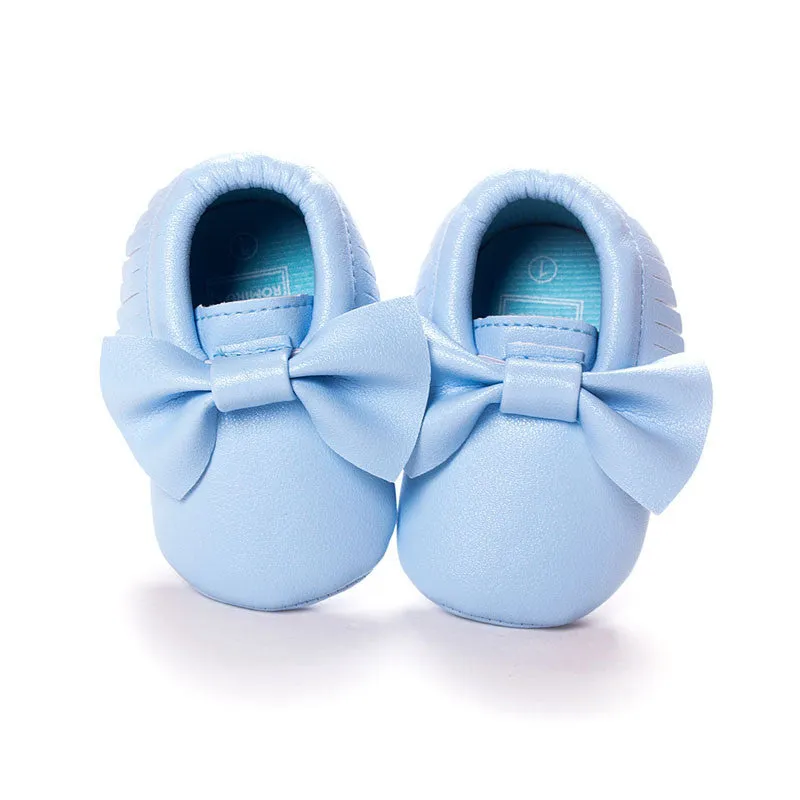 16 Colors Spring Baby Shoes PU Leather born Boys Girls Shoes First Walkers Baby Moccasins 0-18 Months