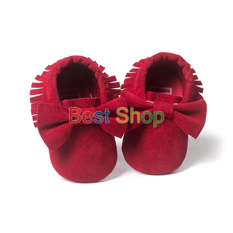 16 Colors Spring Baby Shoes PU Leather born Boys Girls Shoes First Walkers Baby Moccasins 0-18 Months