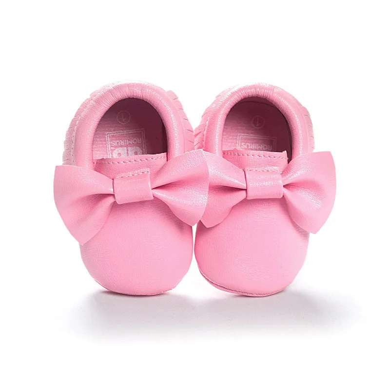 16 Colors Spring Baby Shoes PU Leather born Boys Girls Shoes First Walkers Baby Moccasins 0-18 Months