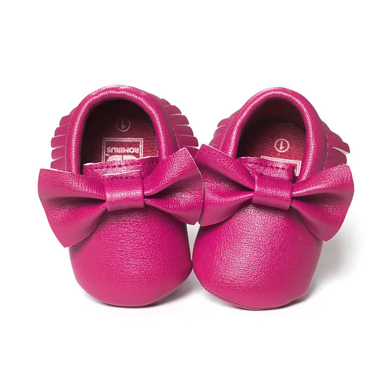 16 Colors Spring Baby Shoes PU Leather born Boys Girls Shoes First Walkers Baby Moccasins 0-18 Months