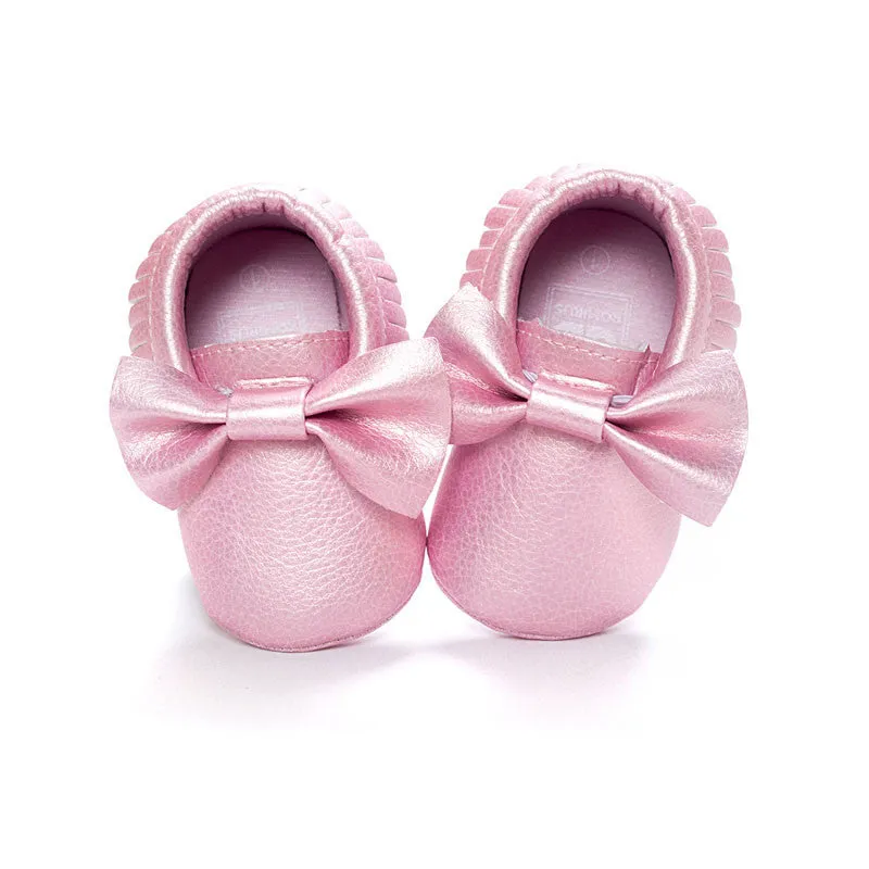 16 Colors Spring Baby Shoes PU Leather born Boys Girls Shoes First Walkers Baby Moccasins 0-18 Months