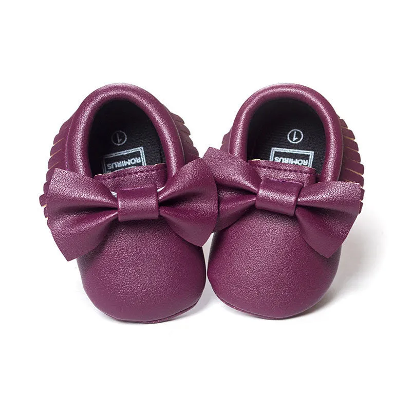 16 Colors Spring Baby Shoes PU Leather born Boys Girls Shoes First Walkers Baby Moccasins 0-18 Months