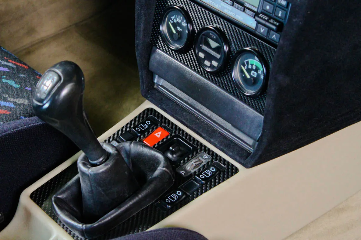 190E (W201) - Control kit - Carbon fiber trim - 4 PIECES
