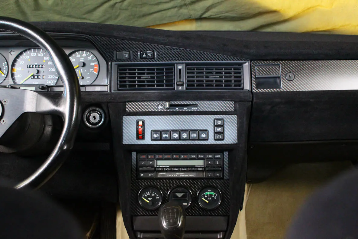 190E (W201) - Control kit - Carbon fiber trim - 4 PIECES