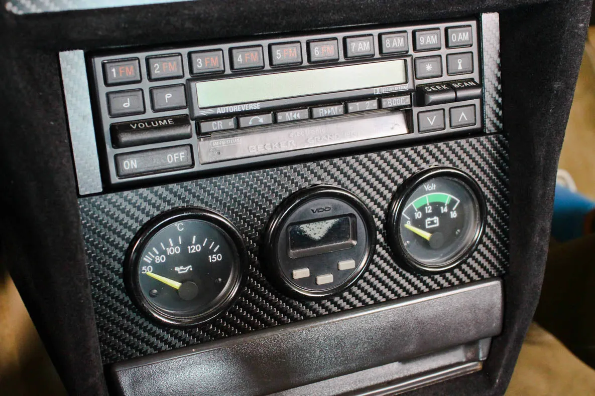 190E (W201) - Control kit - Carbon fiber trim - 4 PIECES