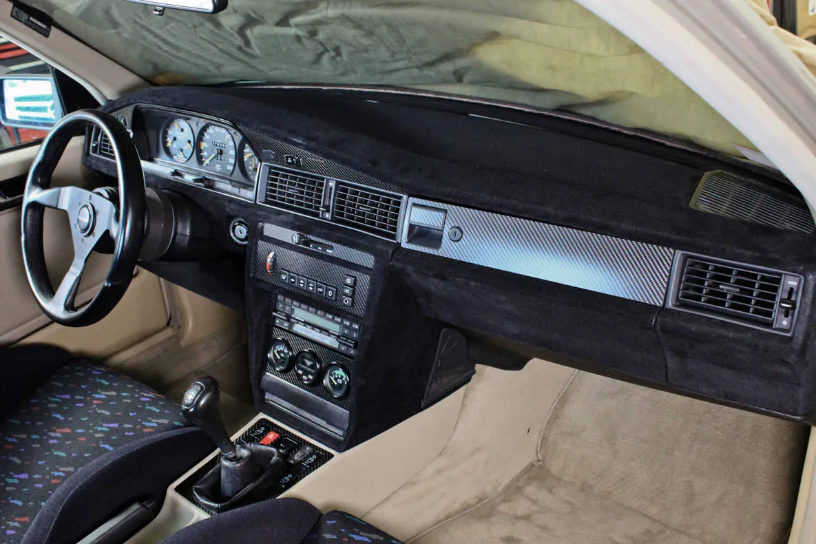 190E (W201) - Control kit - Carbon fiber trim - 4 PIECES