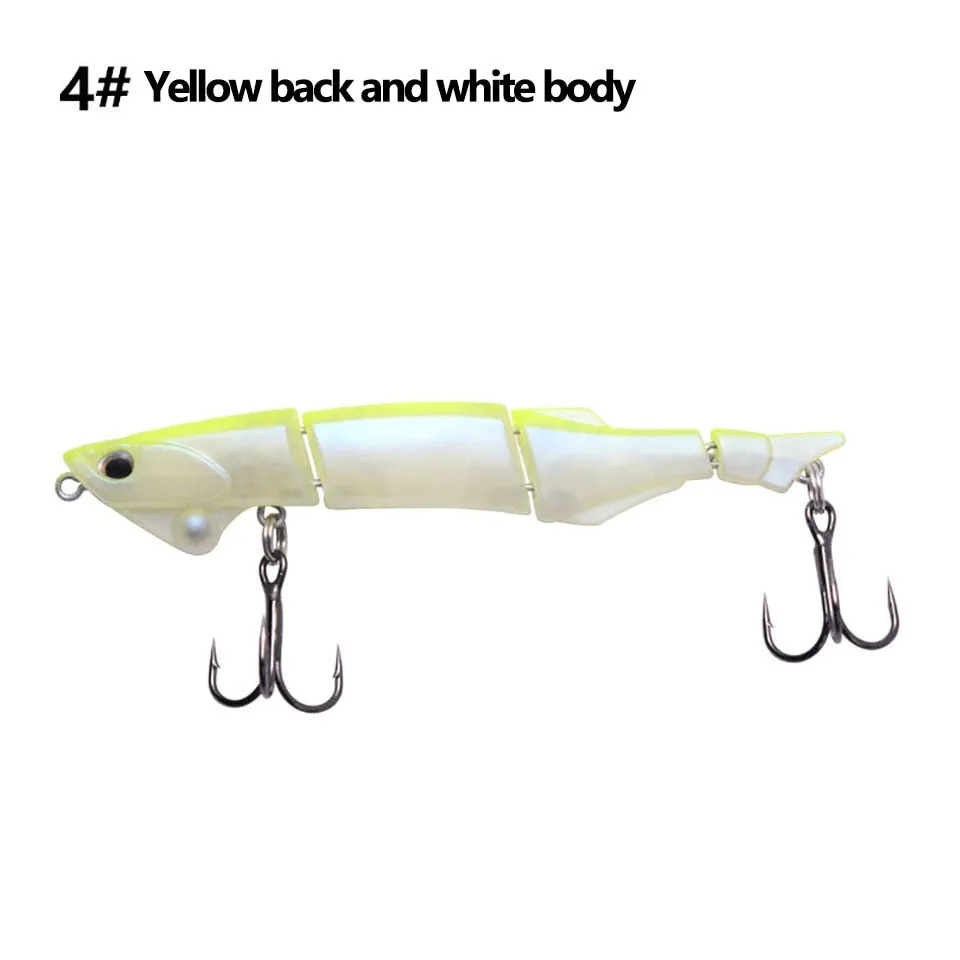 1PCS 90MM/7G glide bait Multi-Joint Fishing Swimbait Swinger Built-In Tungsten bead Quality Lure
