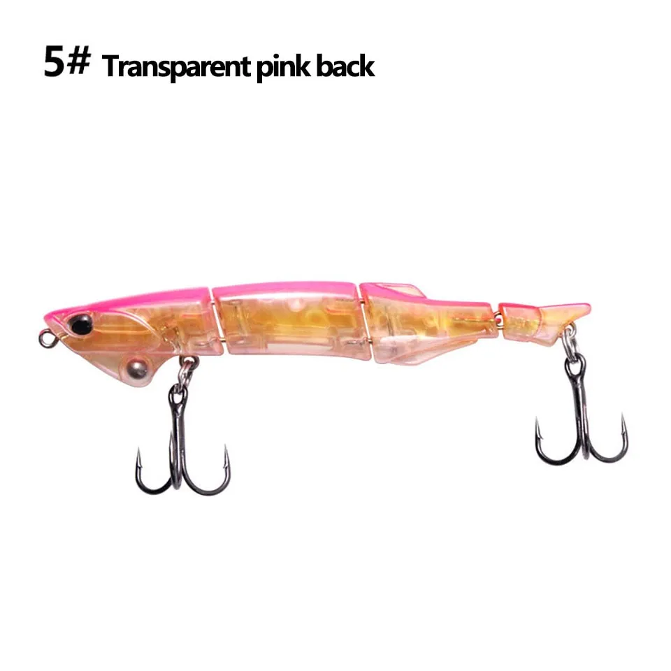 1PCS 90MM/7G glide bait Multi-Joint Fishing Swimbait Swinger Built-In Tungsten bead Quality Lure