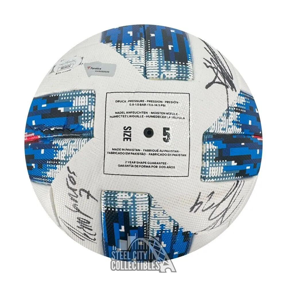 2018 Columbus Crew SC Auto Match Used Soccer Ball - JSA/Fanatics LOA (22 Sigs)