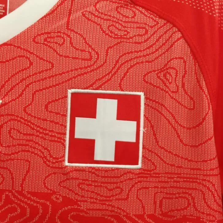 2018 Men Swiss Jersey Stadium Home Soccer Jersey World Cup Jersey Fanatics