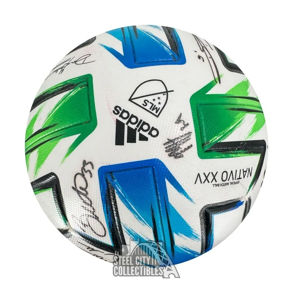 2020 Colorado Rapids Auto Match Used Soccer Ball - BAS/Fanatics LOA (24 Sigs)