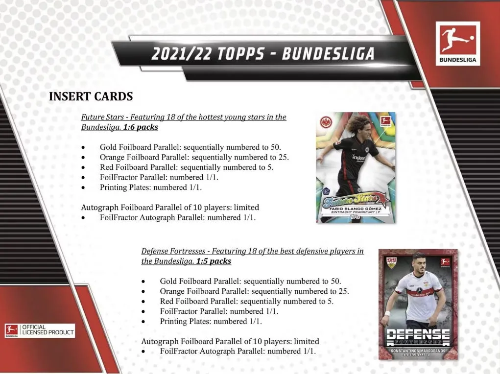 2021-22 Topps Bundesliga Soccer Hobby