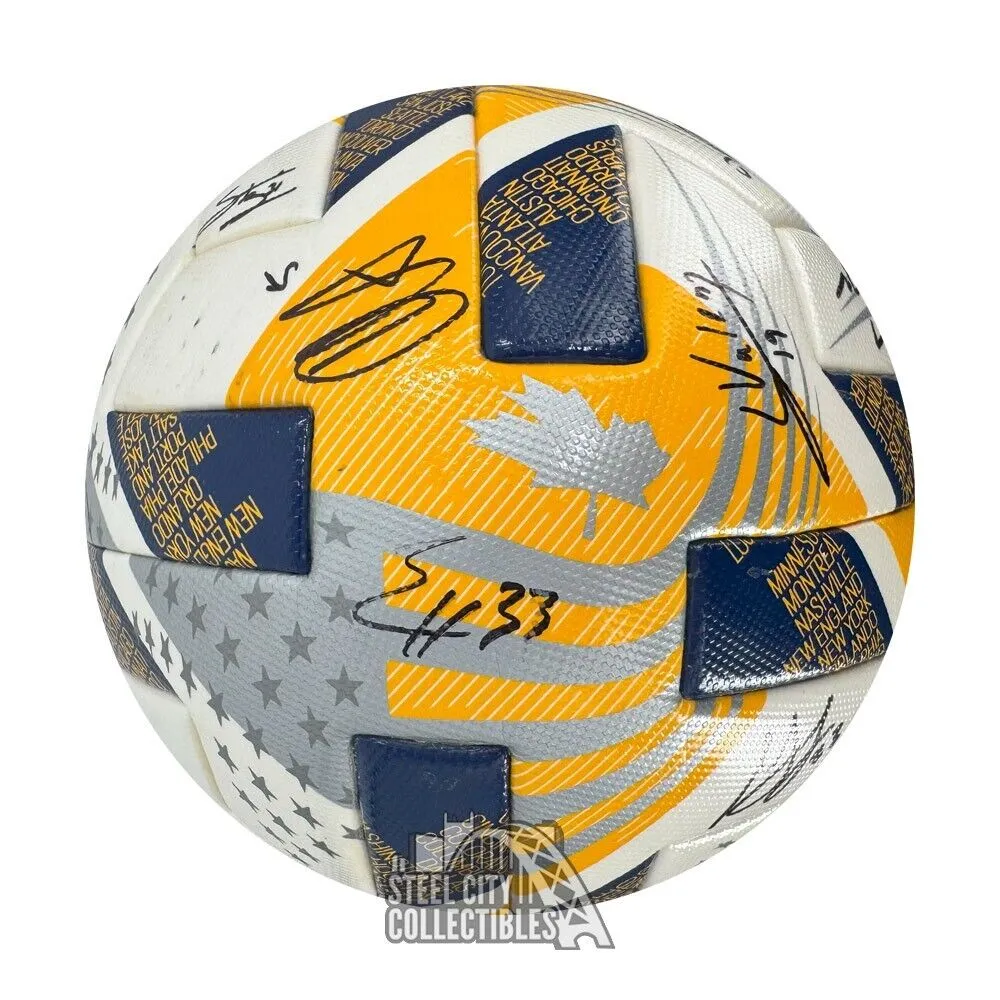 2021 Columbus Crew Auto Match Used Soccer Ball - BAS/Fanatics LOA (27 Sigs)
