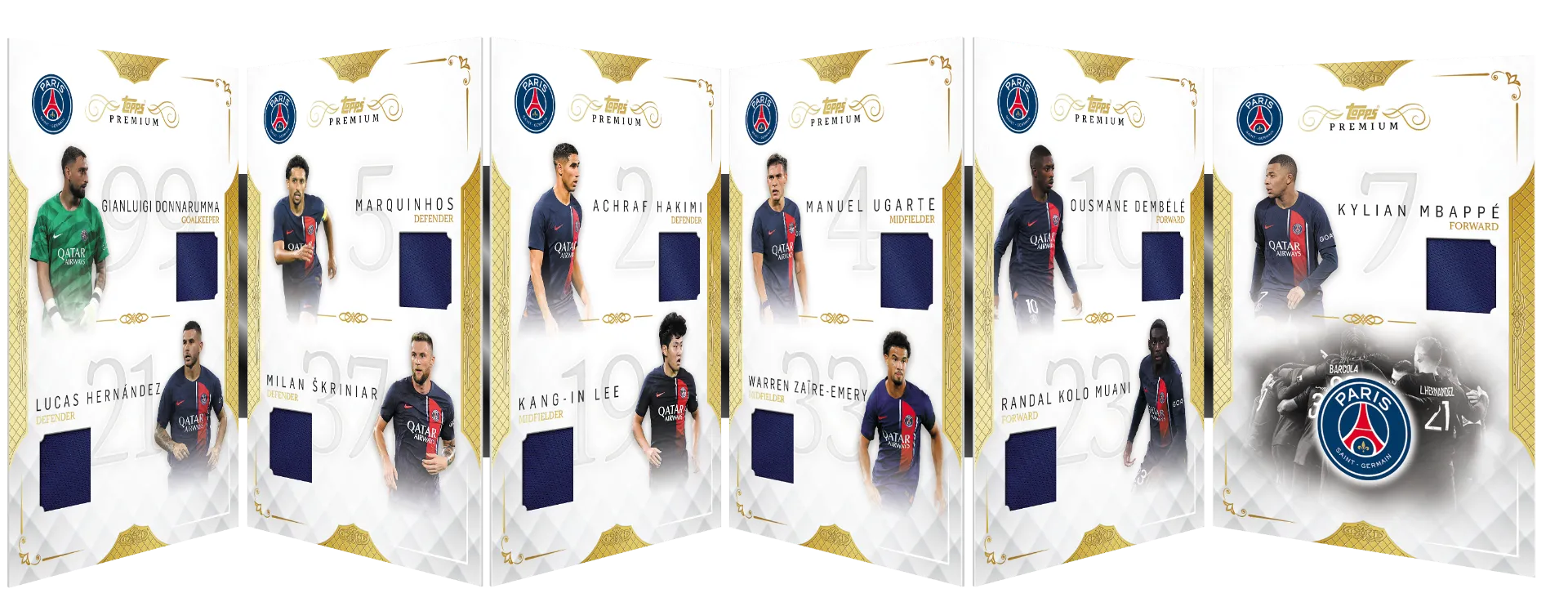 2023-24 Topps Premium: Black & White Edition Paris Saint-Germain Box