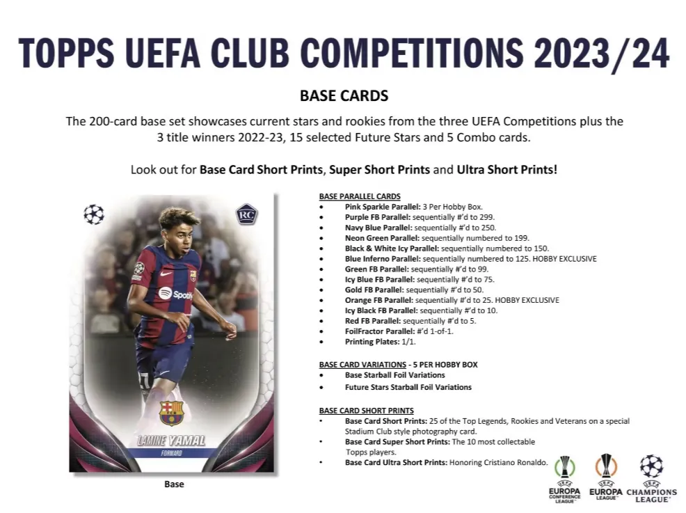 2023-24 Topps UEFA Club Competitions Soccer Hobby