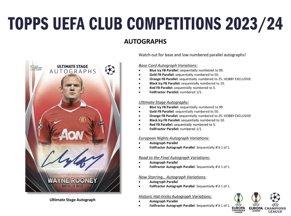 2023-24 Topps UEFA Club Competitions Soccer Hobby