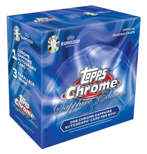 2024 Topps Chrome UEFA EURO Sapphire Box