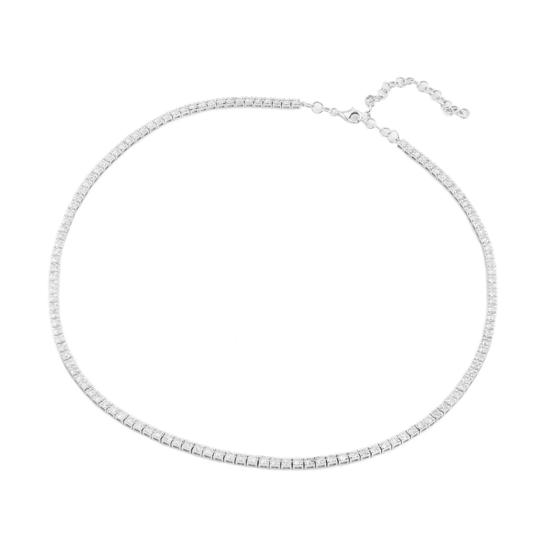 5.5ct Diamond Tennis Necklace NL2FCW4D2-5T