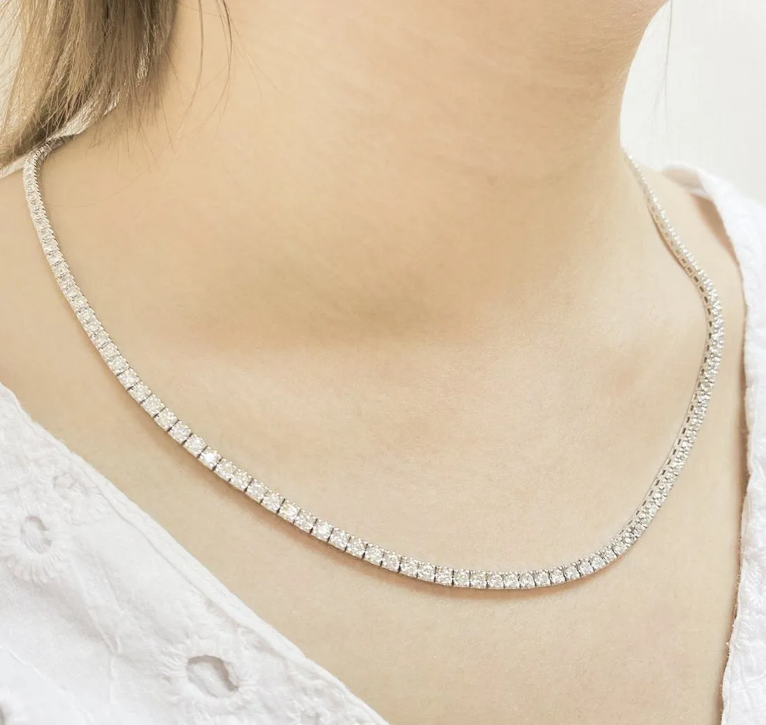 5.5ct Diamond Tennis Necklace NL2FCW4D2-5T