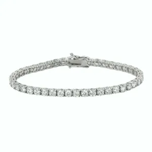 6.42 CT Natural Diamond Tennis Bracelet G SI 14K White Gold 7.5'' B5882-6I CUSTOM