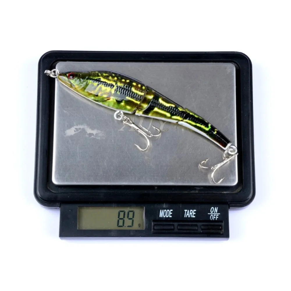 6Pcs/Lot Set glide Minnow 9.5cm/8.9g Fishing Lure Kit Crankbait Hard Bait Artificial Wobbler Fishing