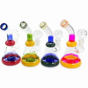 6" Colorful Water Pipe - Design May Vary - (1 Count)