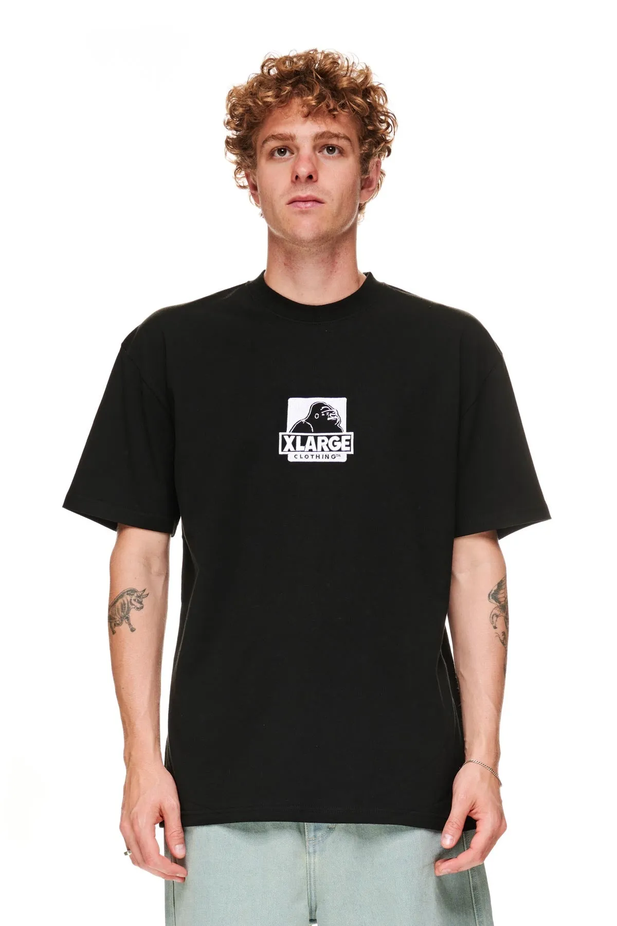 91 EMB SS Tee - Black