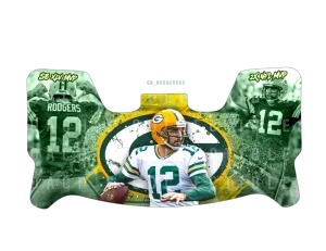 Aaron Rodgers Custom Visor for Any Full Size Riddell Helmet (Universal Fit) (4)