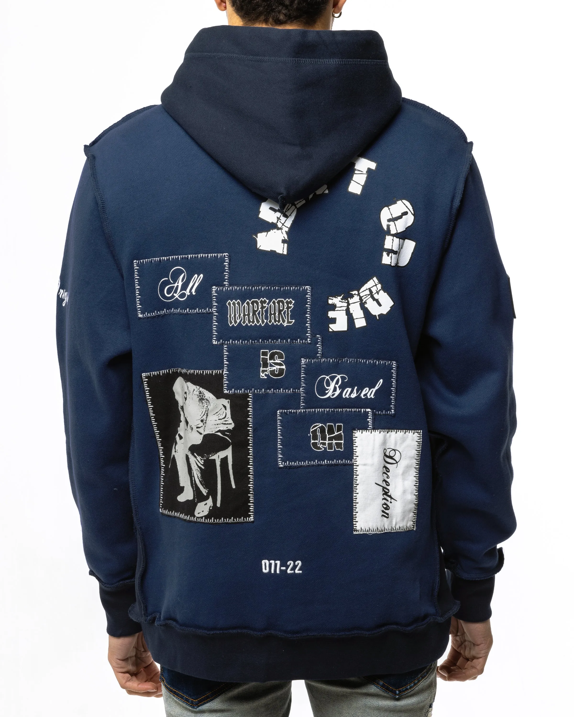 ADAPT OR DIE HOODIE (NAVY/MIDNIGHT)