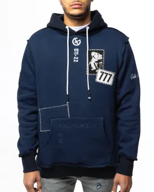 ADAPT OR DIE HOODIE (NAVY/MIDNIGHT)