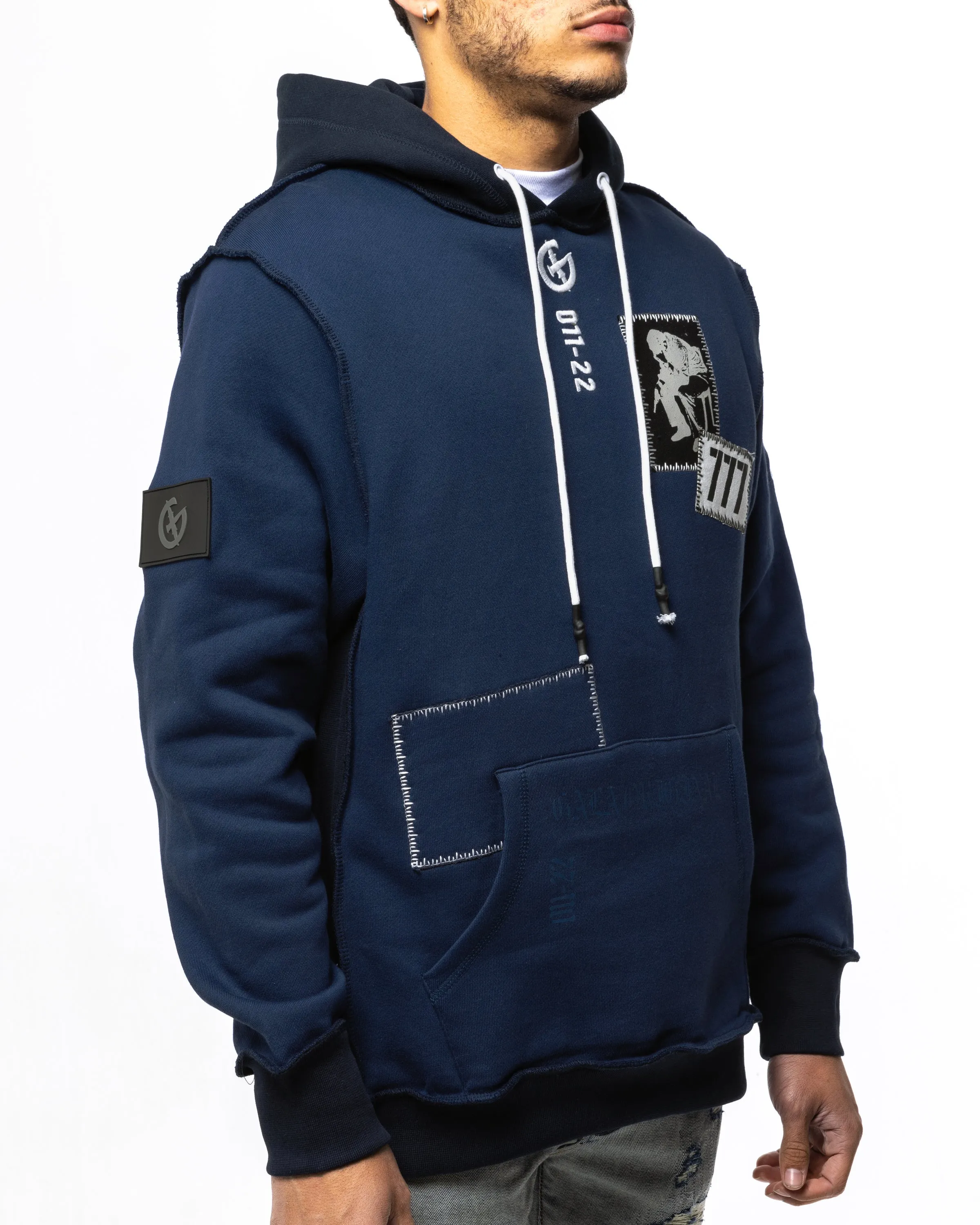 ADAPT OR DIE HOODIE (NAVY/MIDNIGHT)