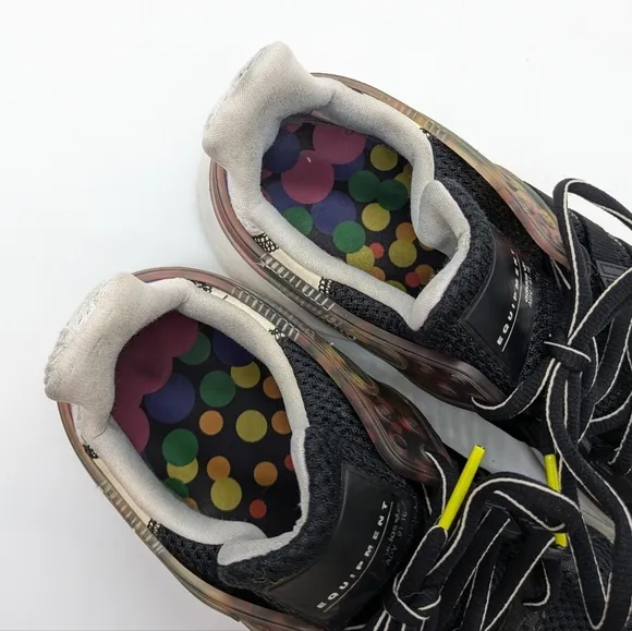 Adidas EQT support ADV pride pack colorful tennis shoe 8.5