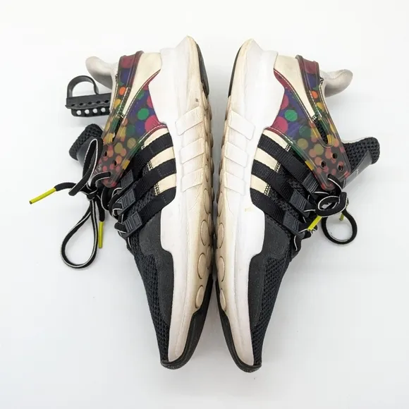 Adidas EQT support ADV pride pack colorful tennis shoe 8.5
