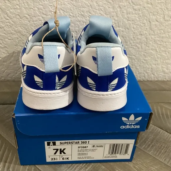 Adidas Kids' Superstar 360 Sneaker (Toddler Kid) 7 M