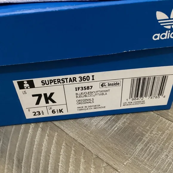 Adidas Kids' Superstar 360 Sneaker (Toddler Kid) 7 M