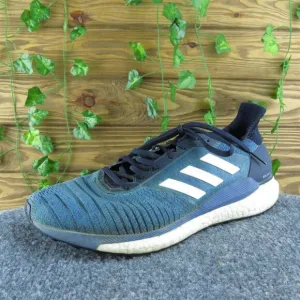 adidas Solar Glide Legend Ink‎ Men Sneaker Shoes Sz 10.5 Med Aqua Fabric Lace Up