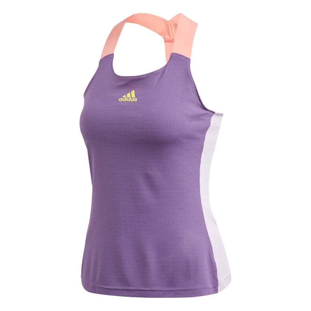 adidas Women's HEAT.RDY Y-Tank Top (Purple)