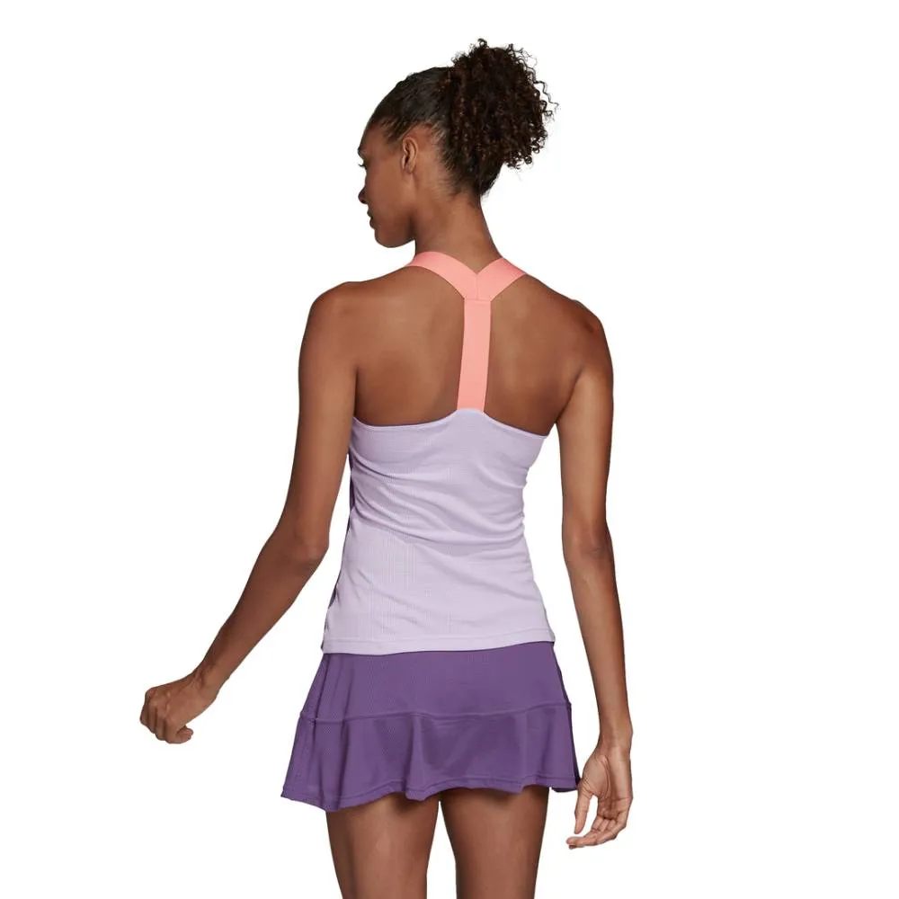 adidas Women's HEAT.RDY Y-Tank Top (Purple)