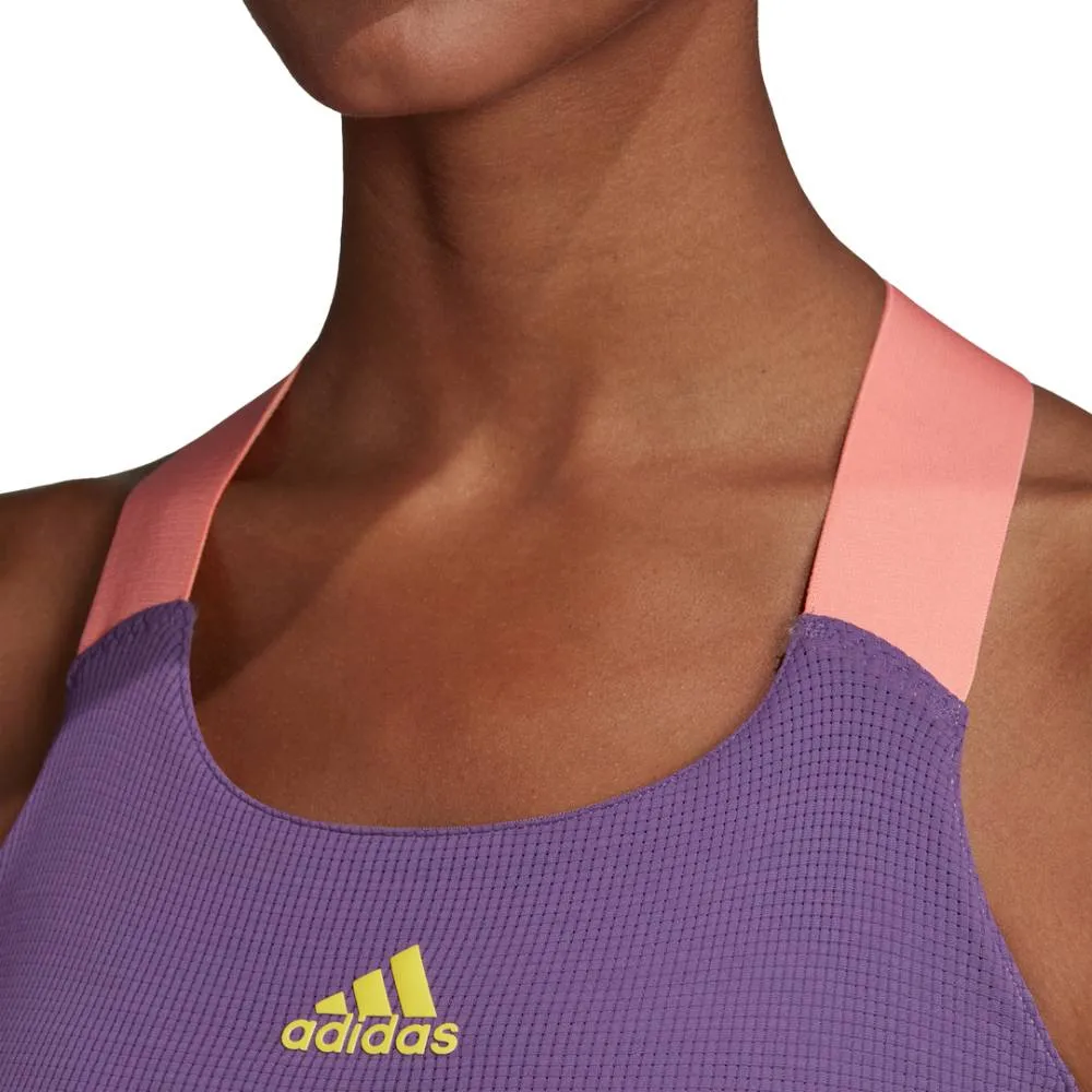 adidas Women's HEAT.RDY Y-Tank Top (Purple)
